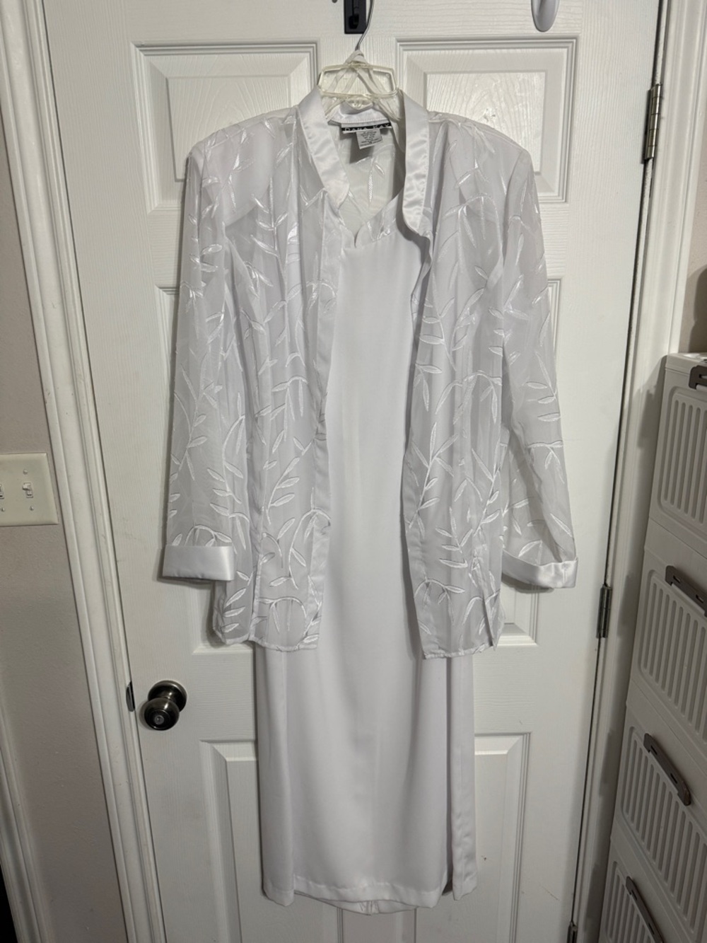 Dana Kay White Two-Piece Embroidered Set